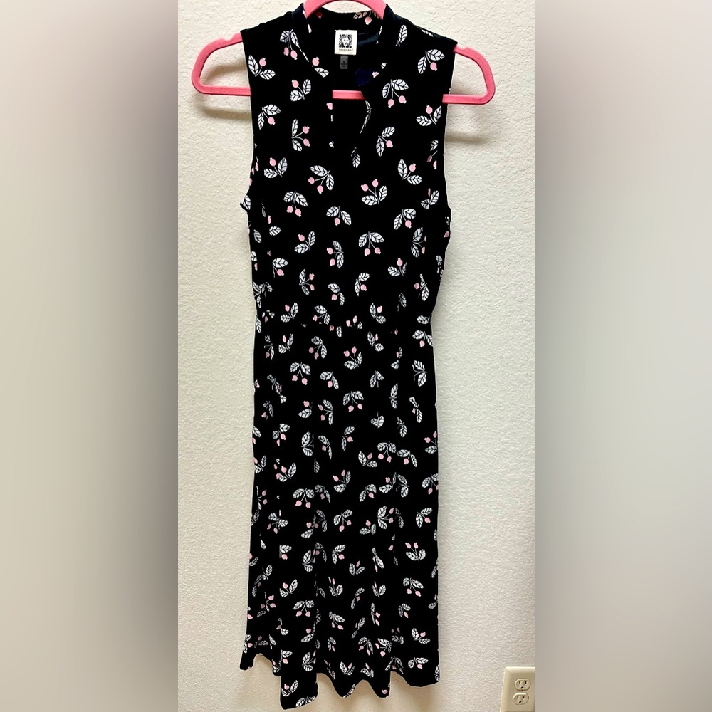 Anne Klein elastic midi dress